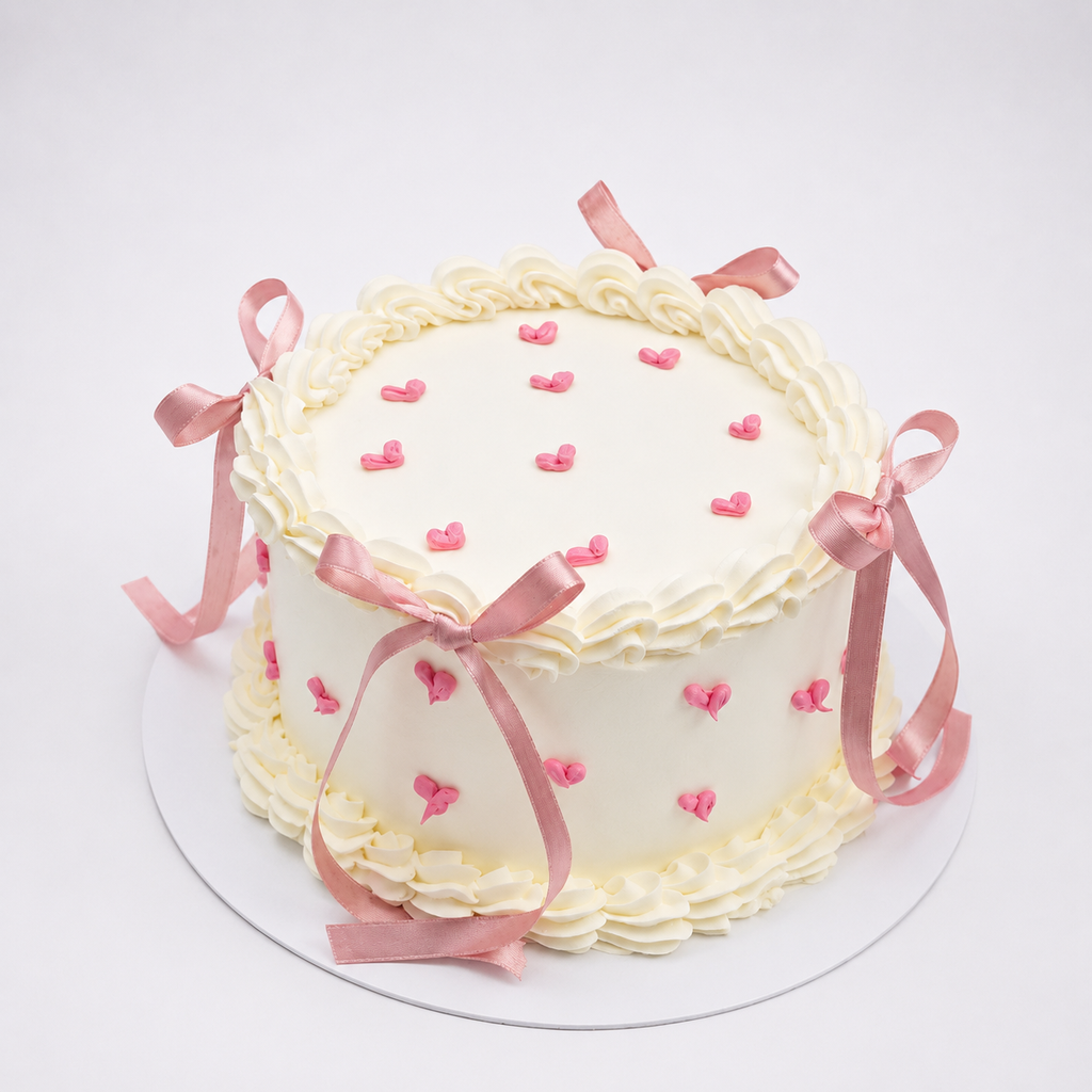 Rose & Bow Cake Combo