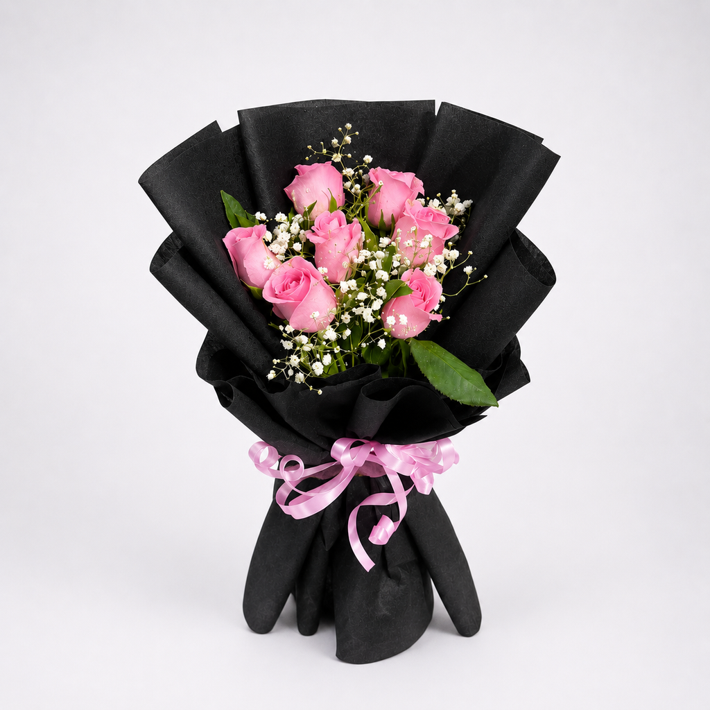 Pink Rose Bouquet
