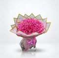 100 Pink Roses Bouquet