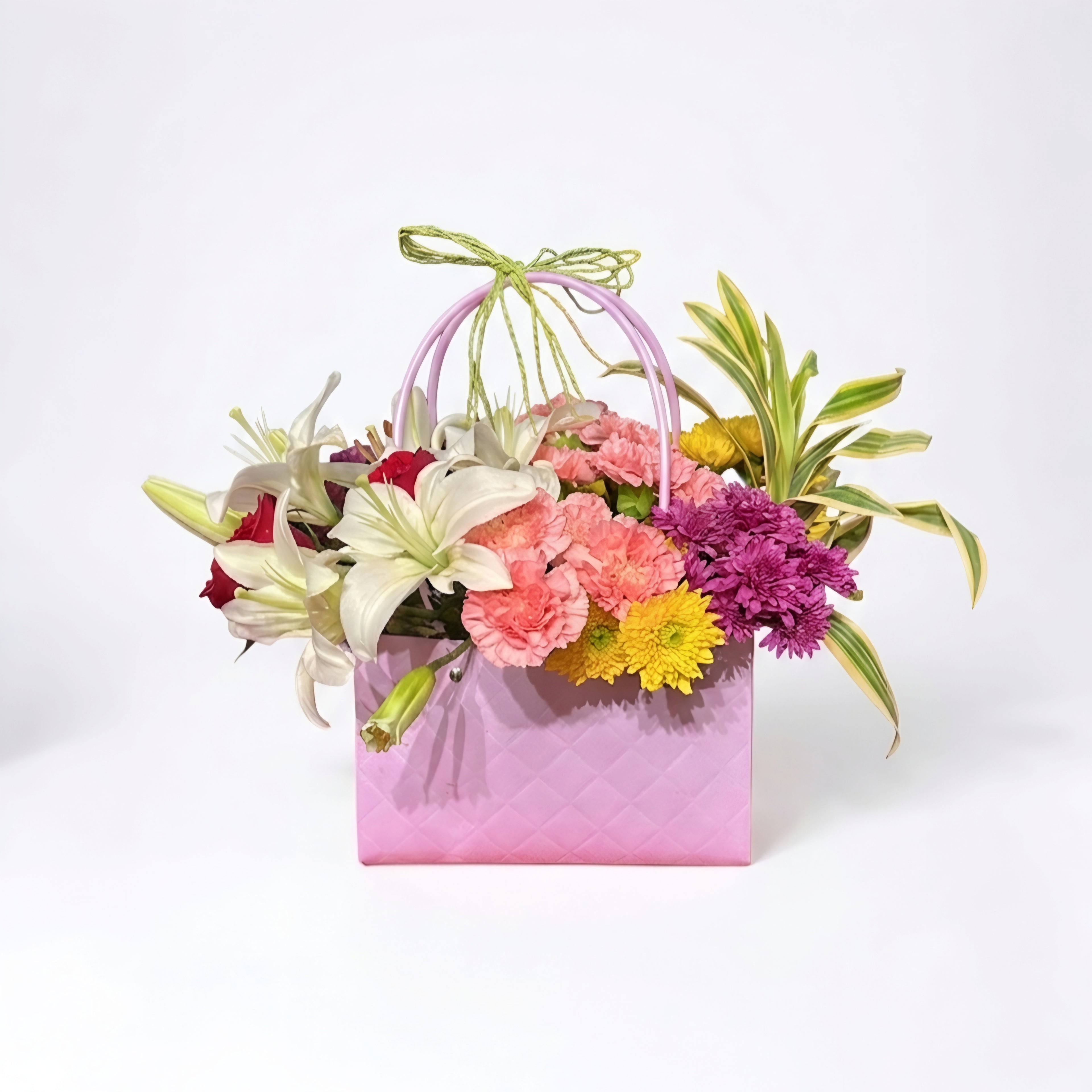 Elegant Mixed Flower Basket