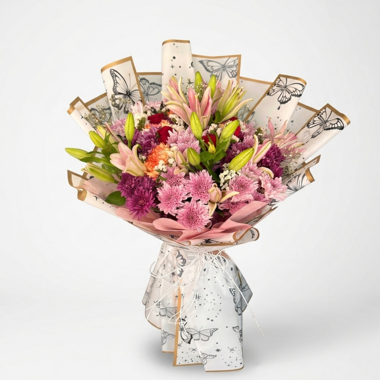 Lily & Chrysanthemum Bouquet