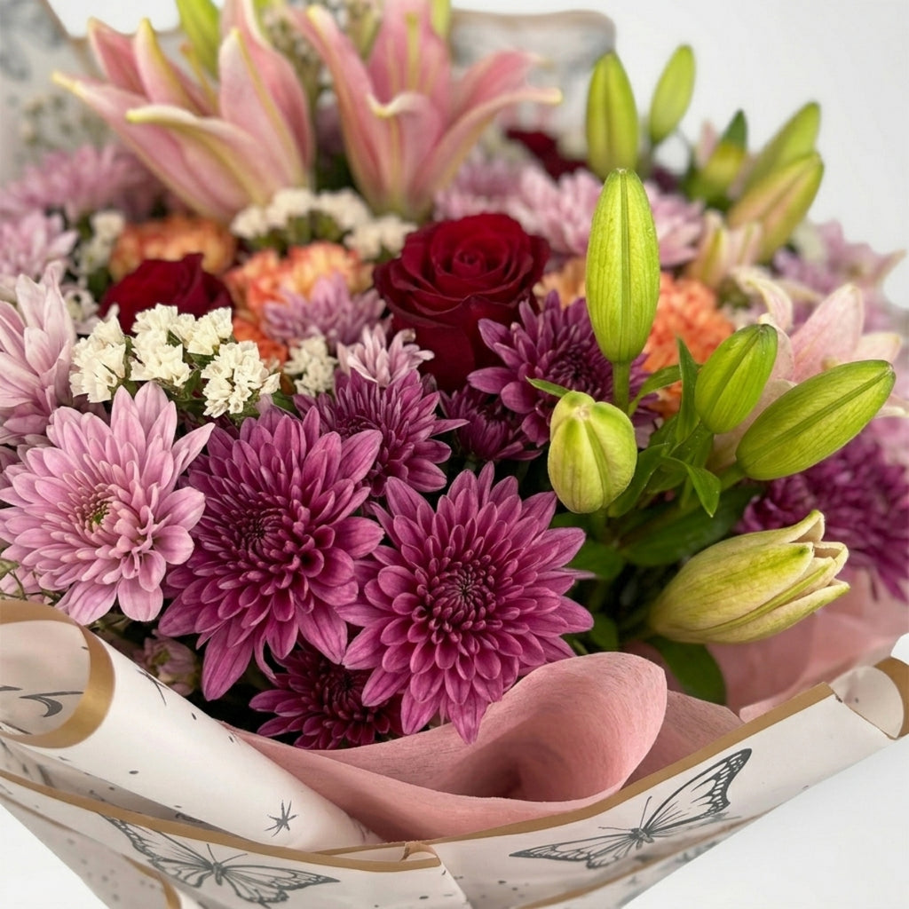 Lily & Chrysanthemum Bouquet