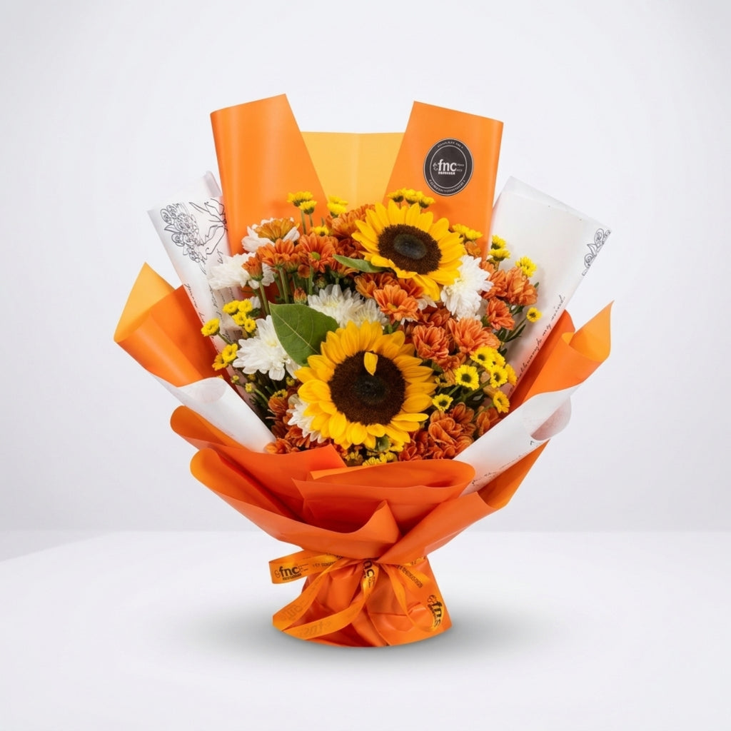 Sunflower & Mix Daisy Bouquet