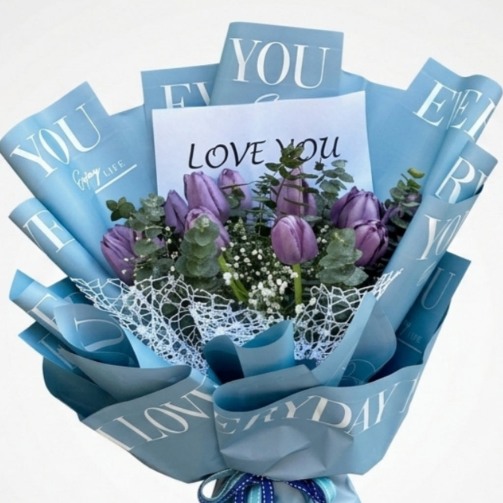 Purple Tulip Bouquet