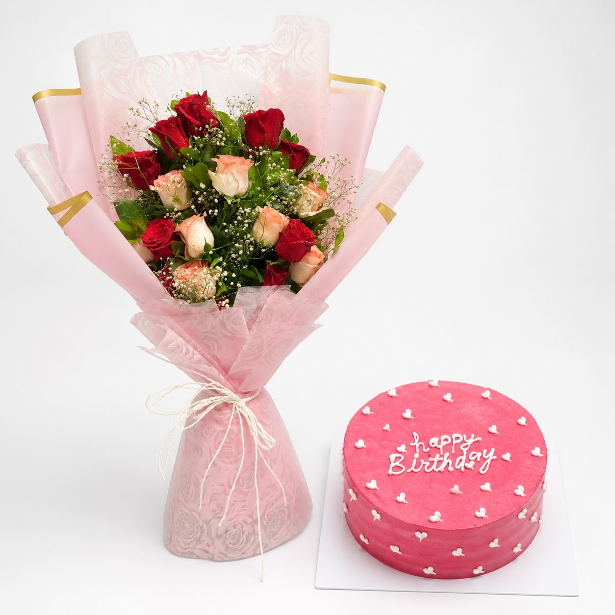 Rose Romance Birthday Combo