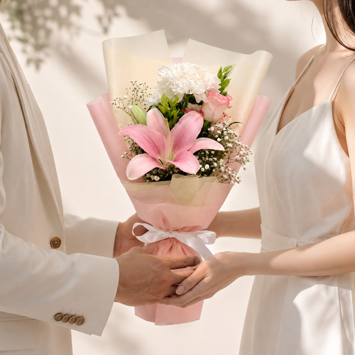 Blushing Elegance Bouquet