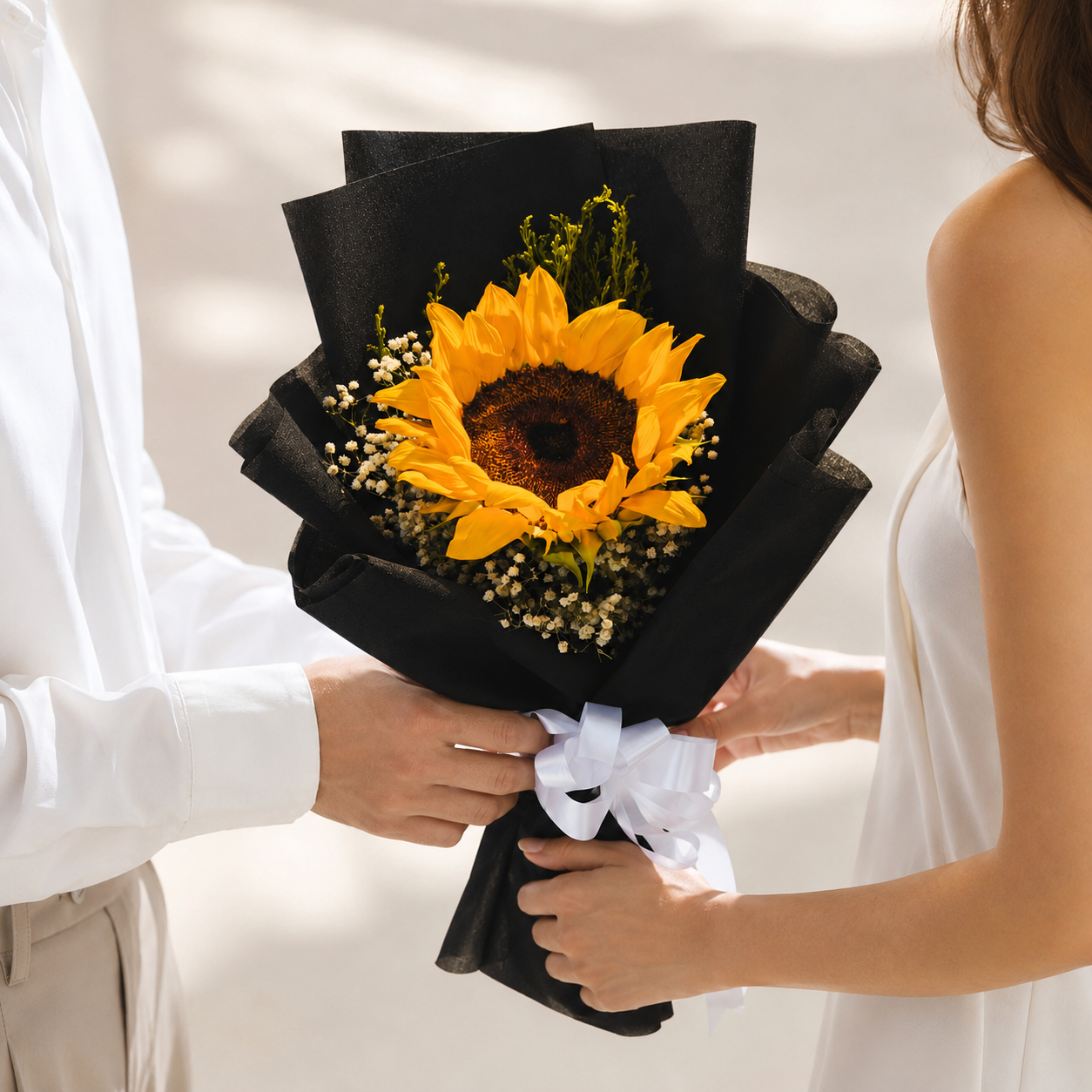 Single Sunflower Bouquet