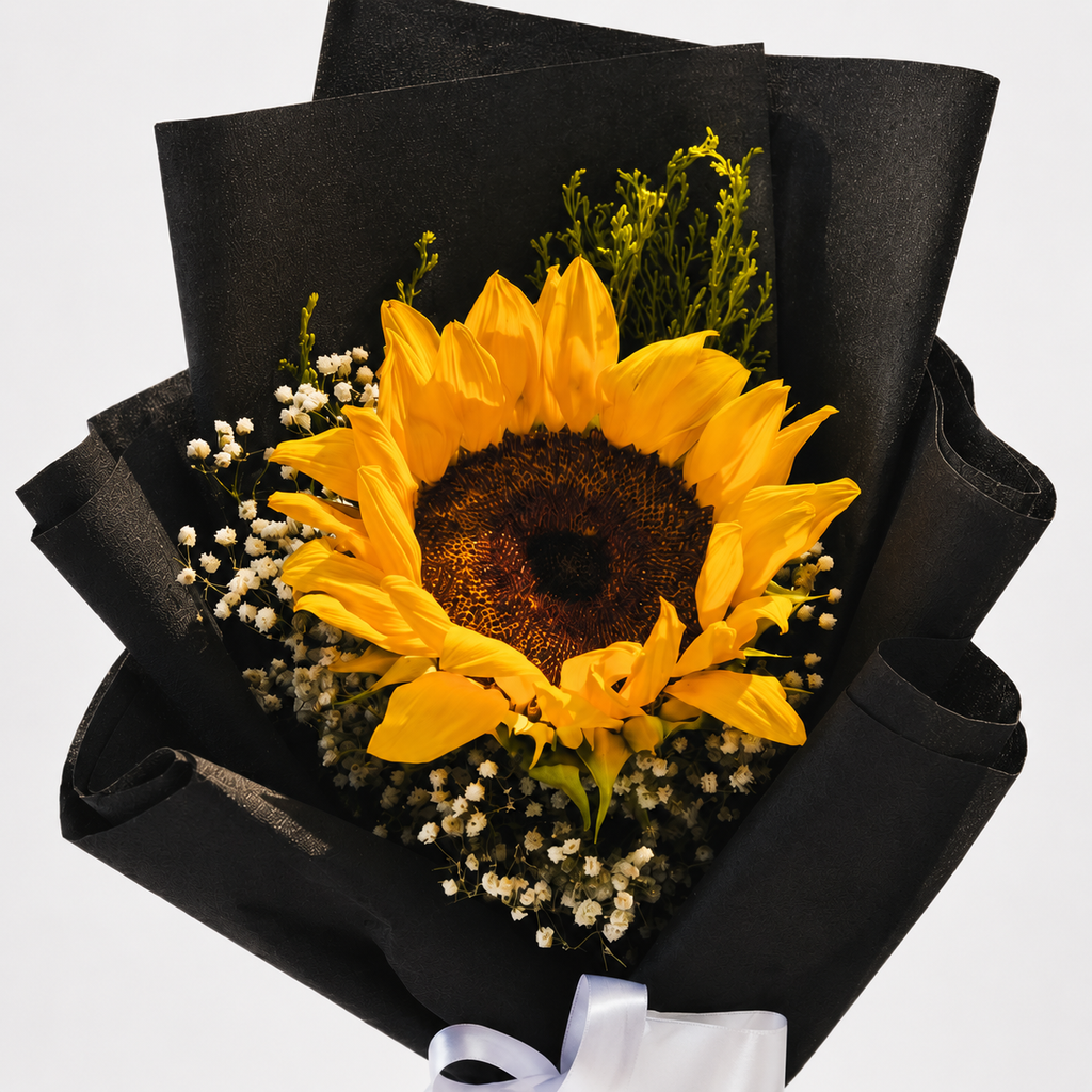 Sunflower & Cake Combo