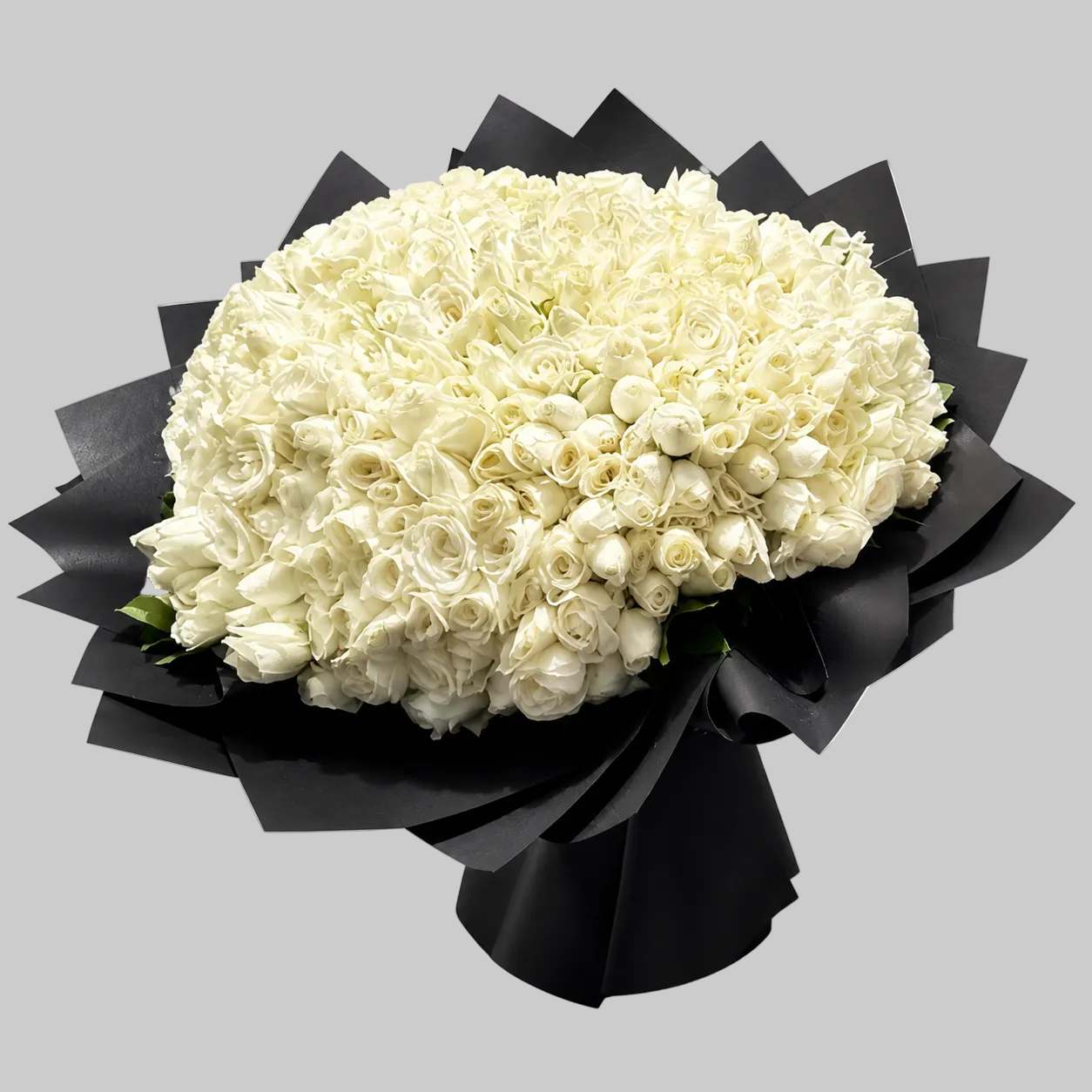 500 White Roses Bouquet