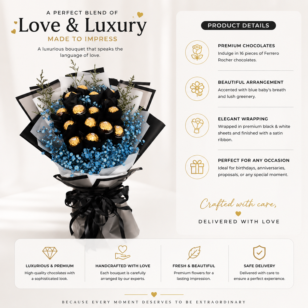 Ferrero Rocher Chocolate Bouquet
