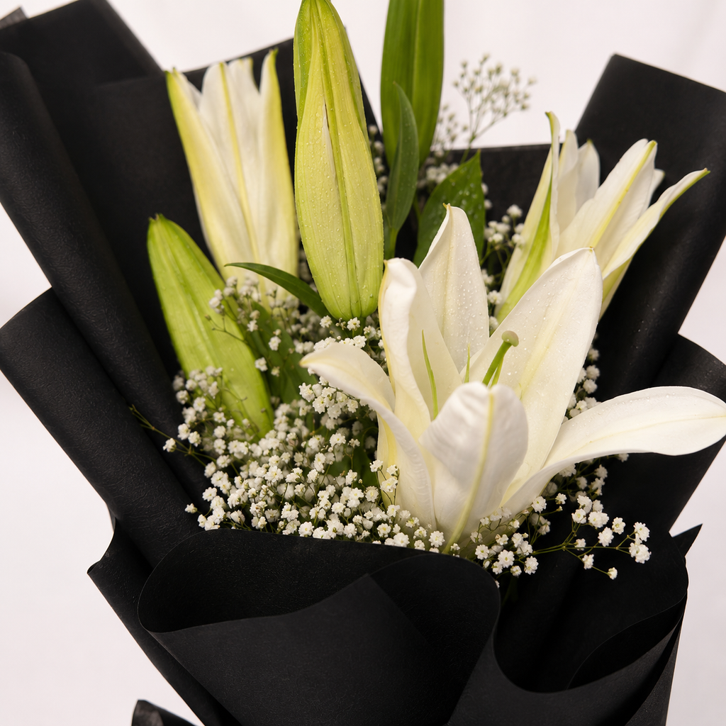 White Lily Bouquet