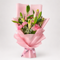 Pink Lily & Carnation Bouquet