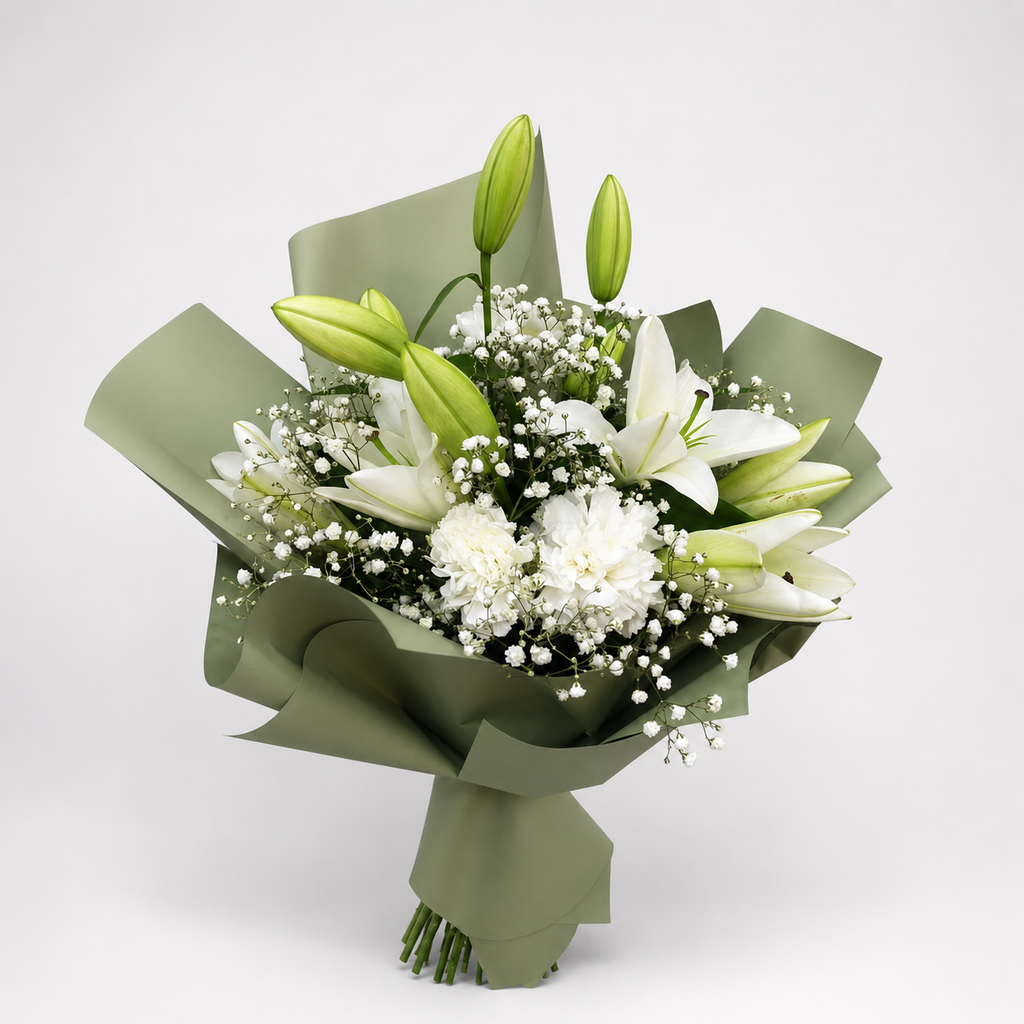 White Lily Bouquet