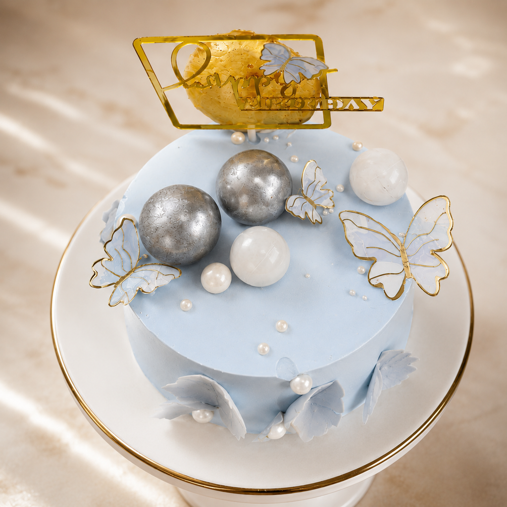 Sky High Butterfly Cake