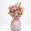 Oriental Pink Lily Bouquet