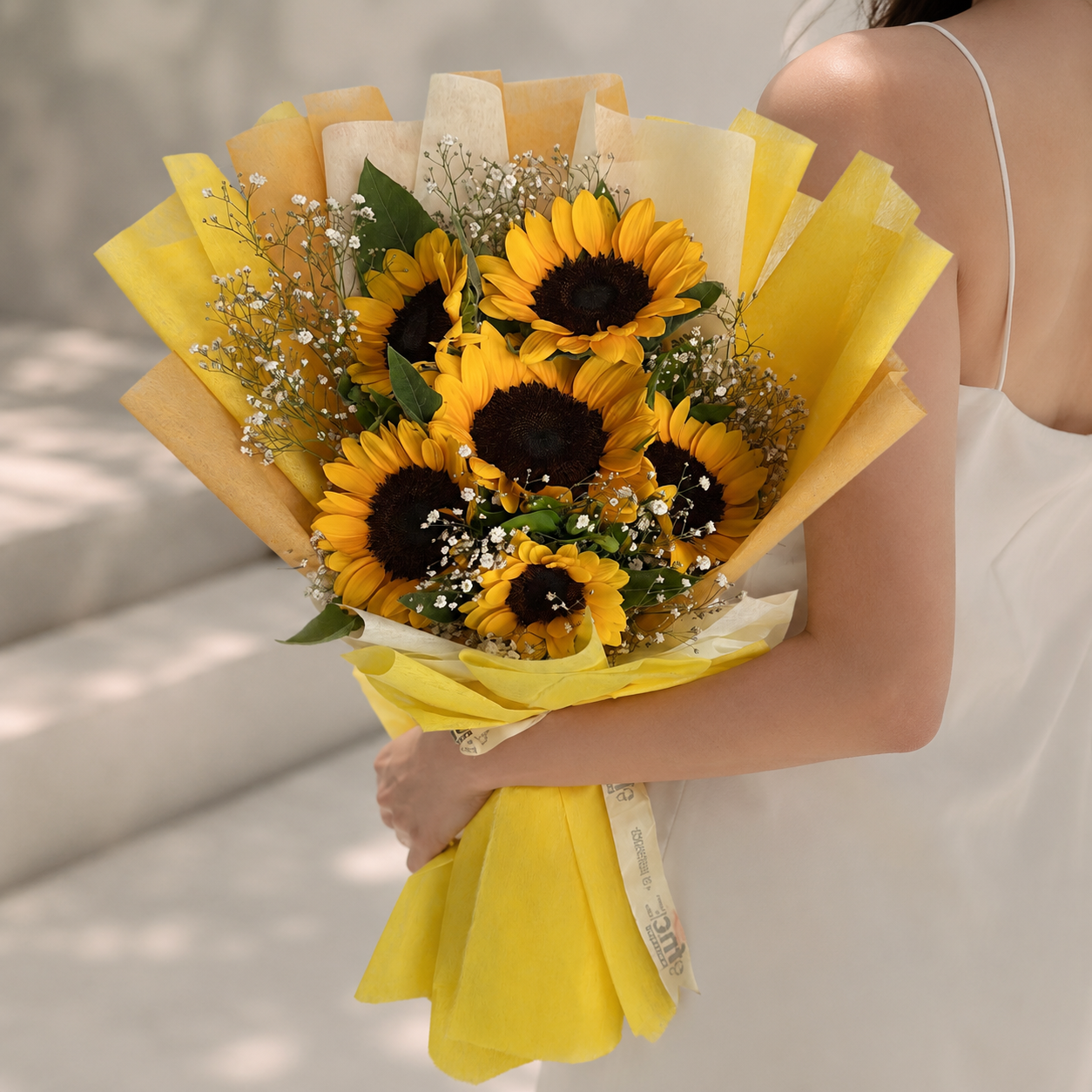 Sunshine Yellow Sunflower Bouquet
