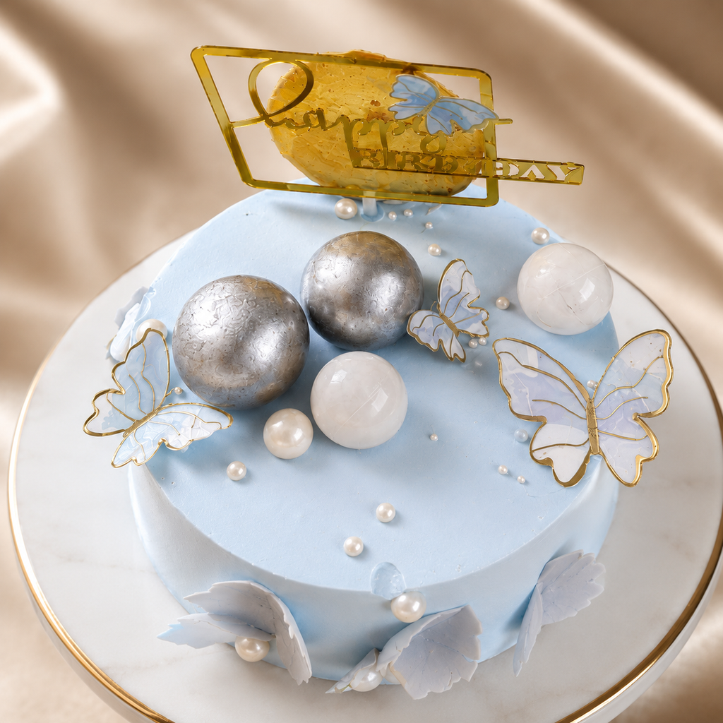 Sky High Butterfly Cake