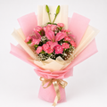 Pink Asiatic Lilies Bouquet
