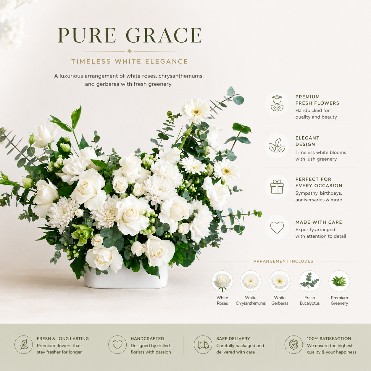 White Floral Arrangement