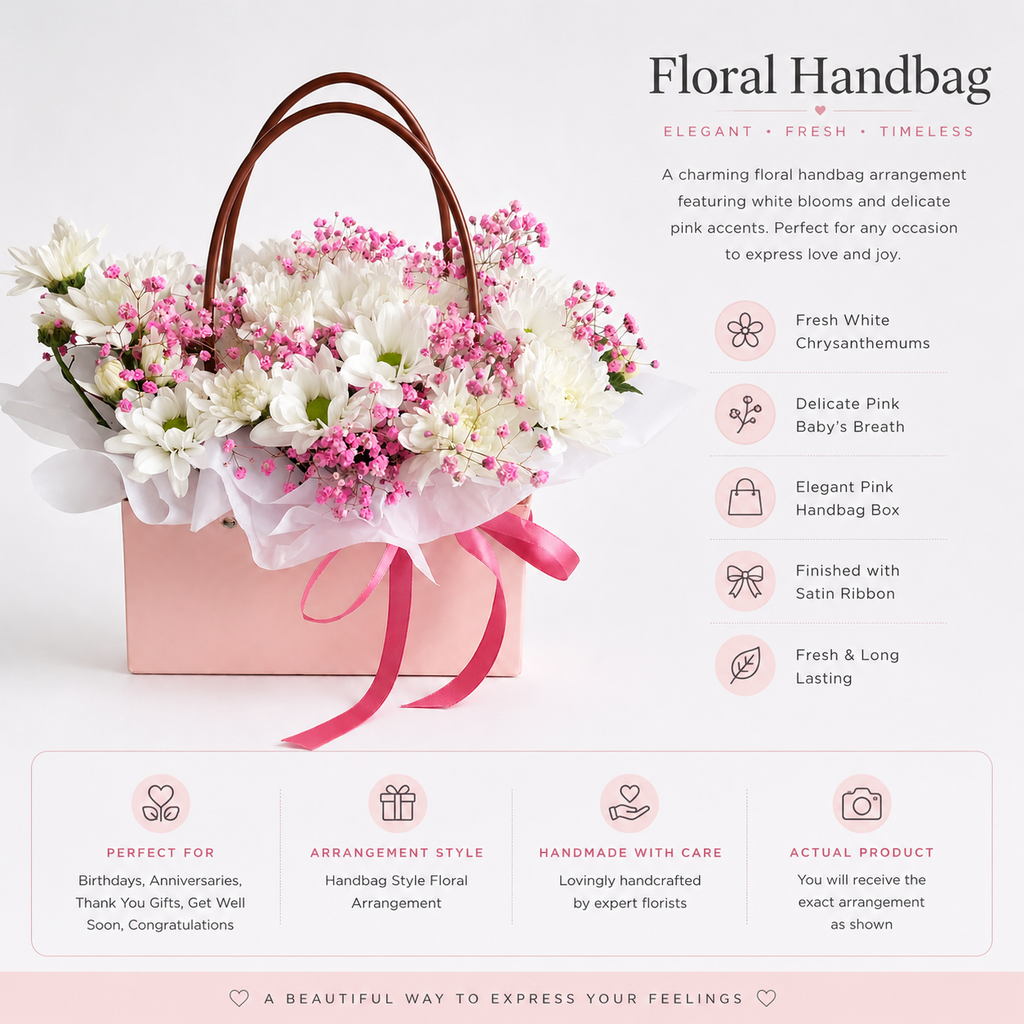 Hand Bag Arrangement