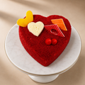 Red Velvet Heart Cake