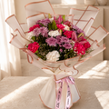 Pink Lily & Carnation Bouquet