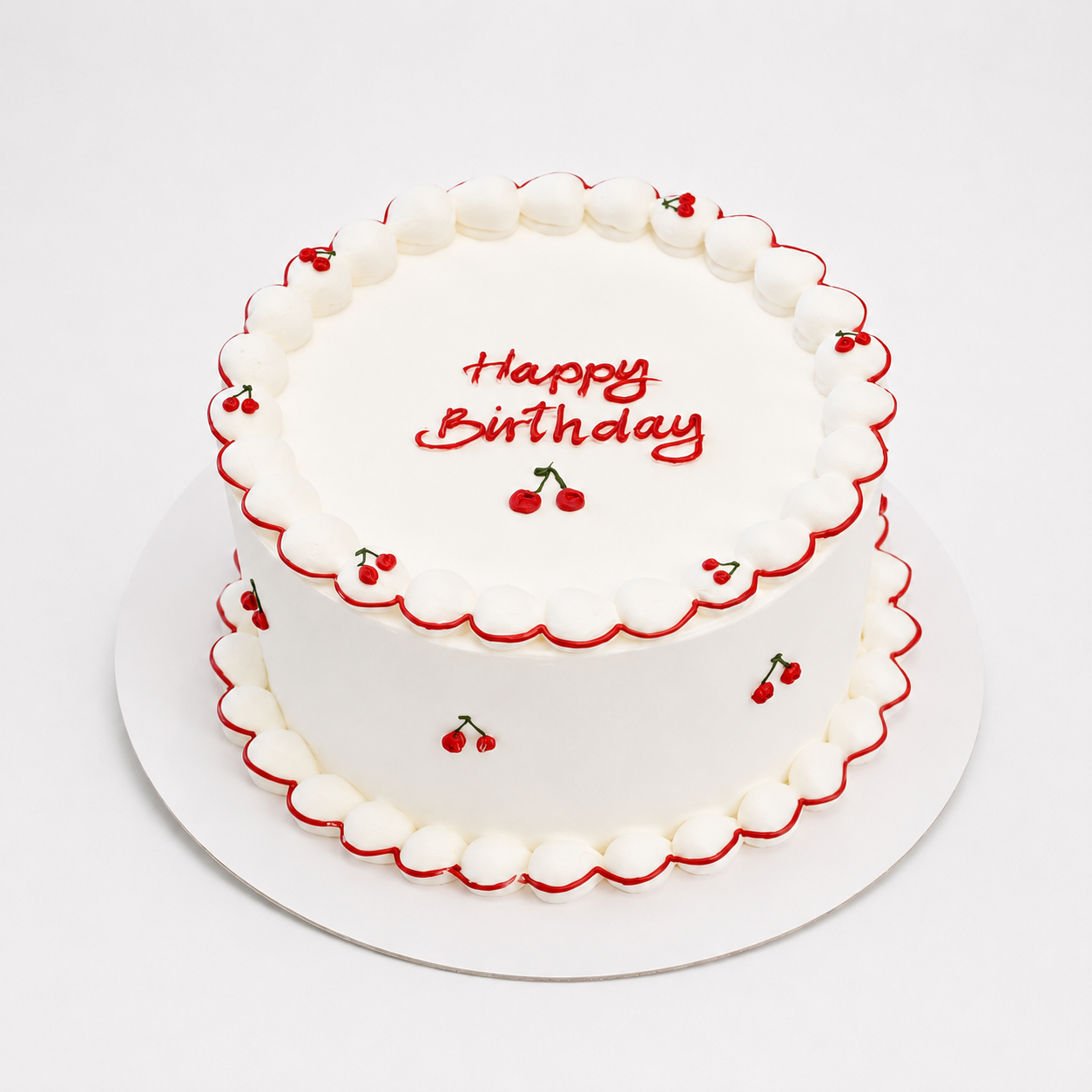 Cherry Blossom Birthday Cake