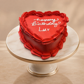 Crimson Heart Cake