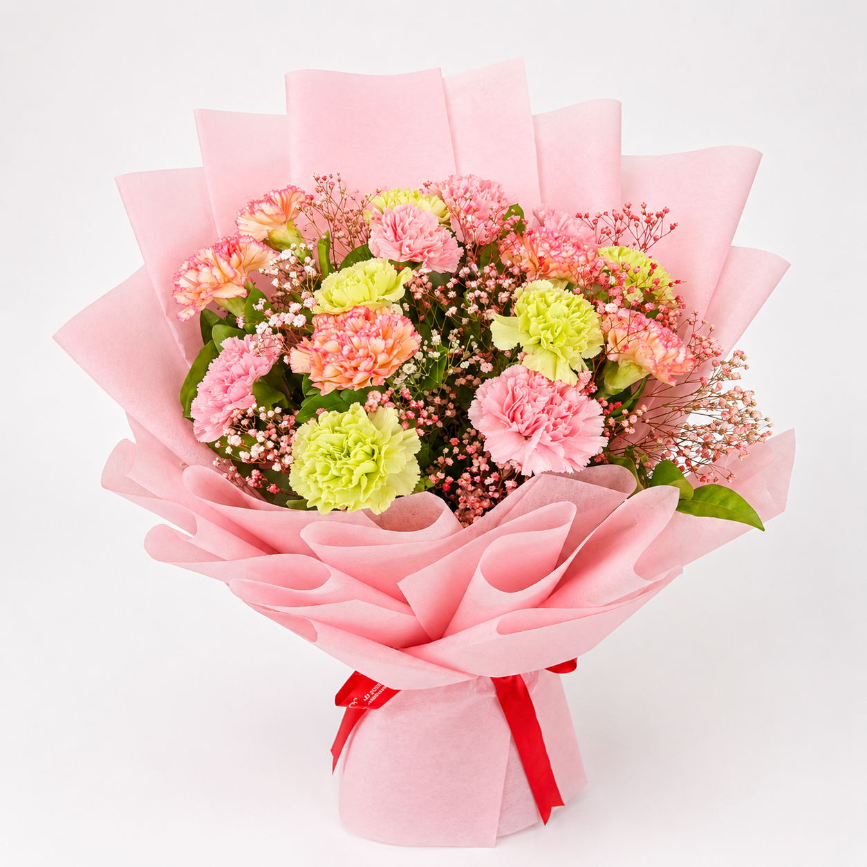 Blush Pastel Carnation Bouquet